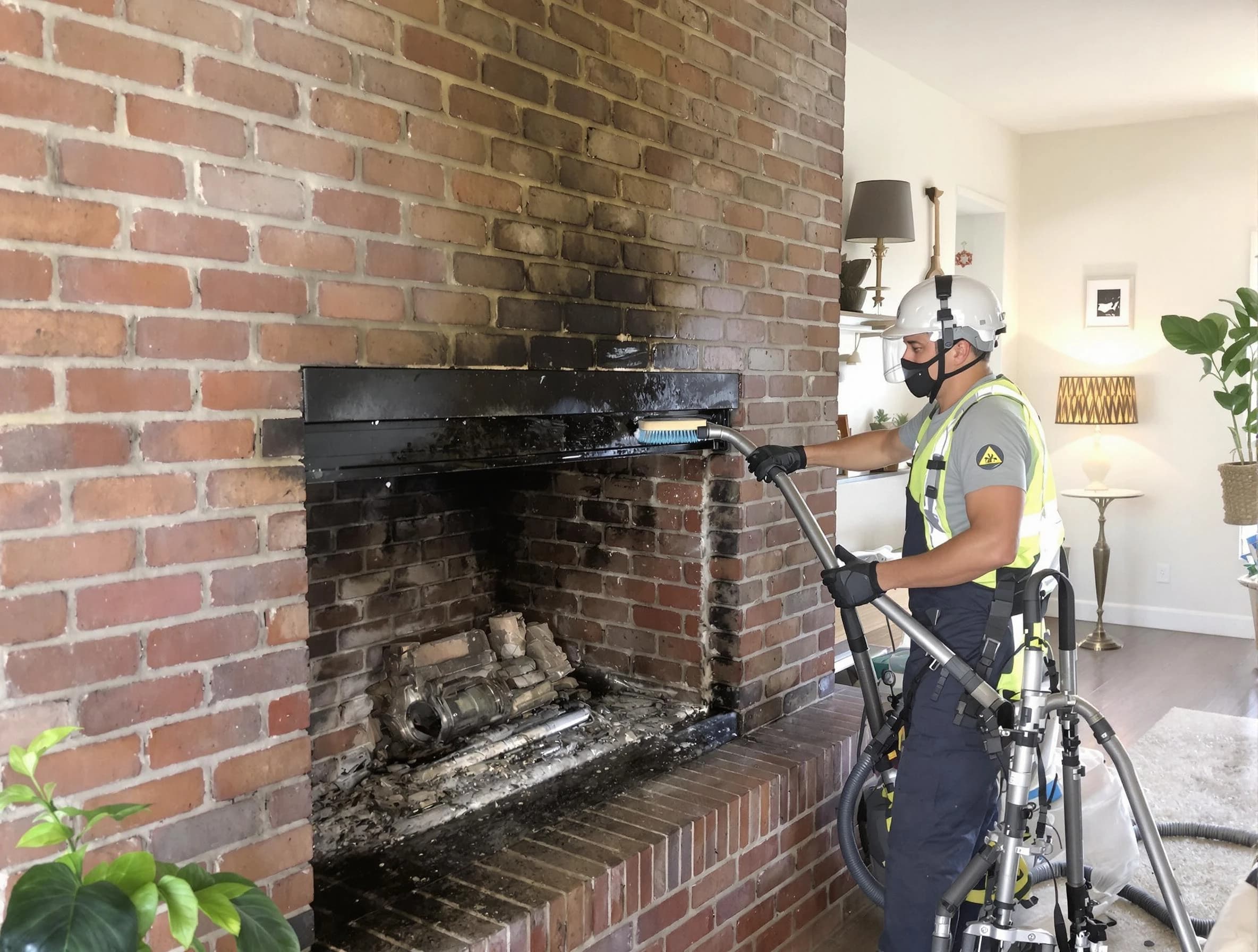 East Brunswick Chimney Sweep providing fireplace cleaning services in East Brunswick, NJ